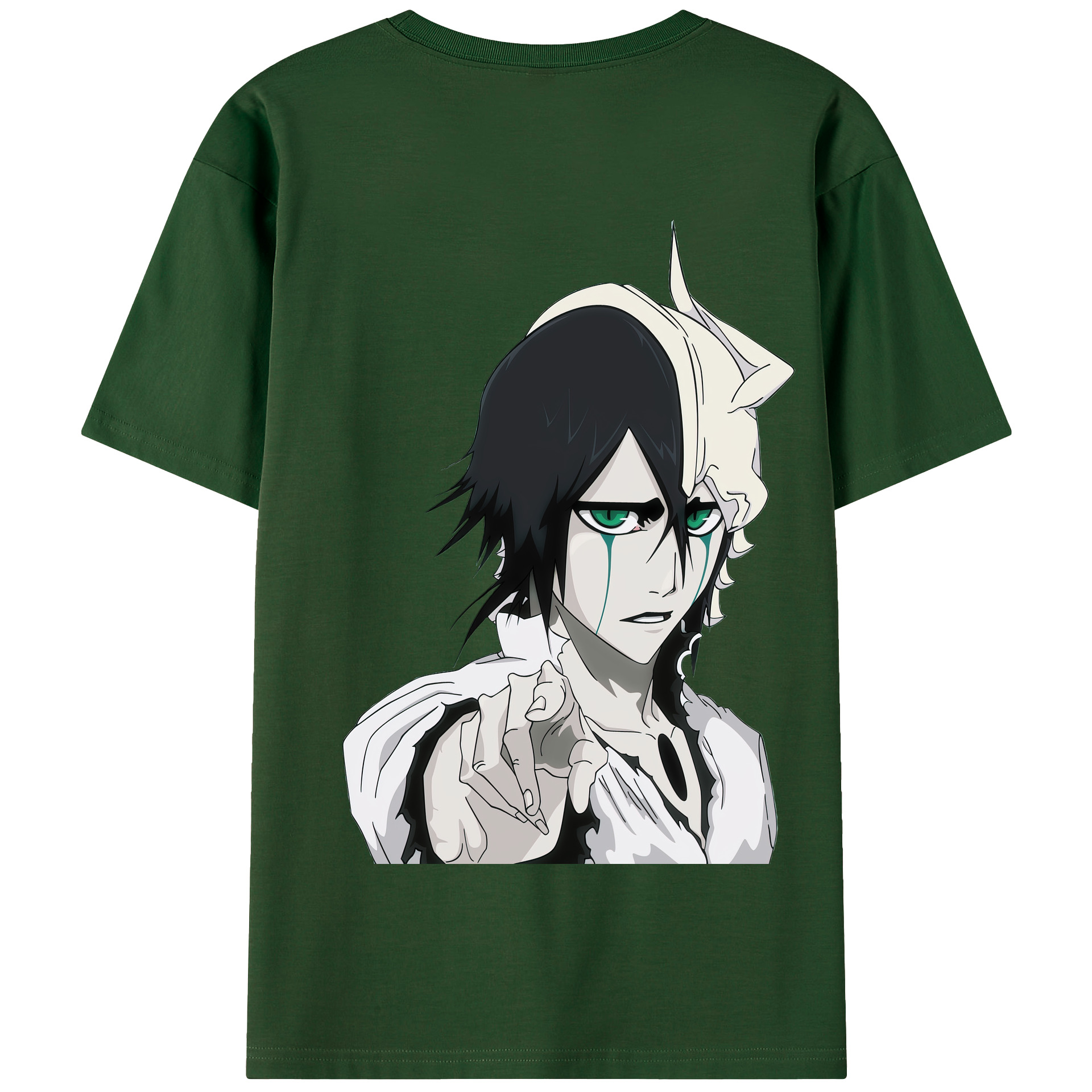 （画像用） ブリーチ ウルキオラ·シファー BLEACH Ulquiorra cifer 綿100％半袖Tシャツ（背面プリント）